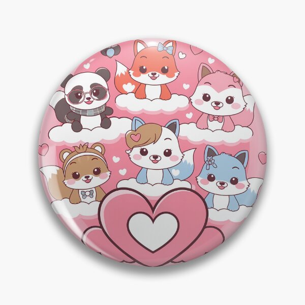 Item preview, Animals Art Themed Kawaii Wallpaper Design Cute Background designed and sold by ART ATTACK ZONE.
