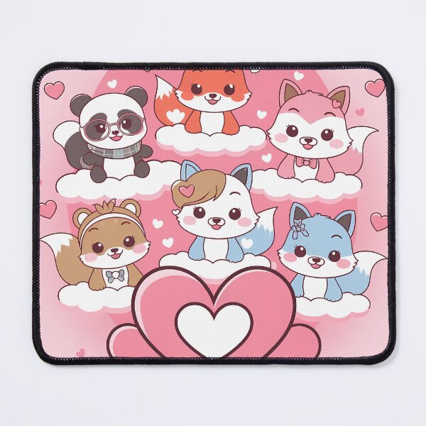 Item preview, Animals Art Themed Kawaii Wallpaper Design Cute Background designed and sold by ART ATTACK ZONE.
