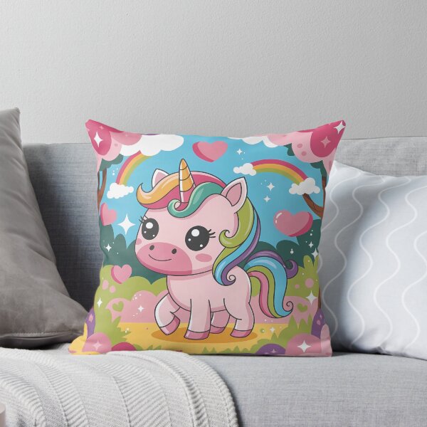 Item preview, Unicorn Art Themed Kawaii Wallpaper Design Cute Background designed and sold by ART ATTACK ZONE.