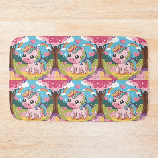 Item preview, Unicorn Art Themed Kawaii Wallpaper Design Cute Background designed and sold by ART ATTACK ZONE.