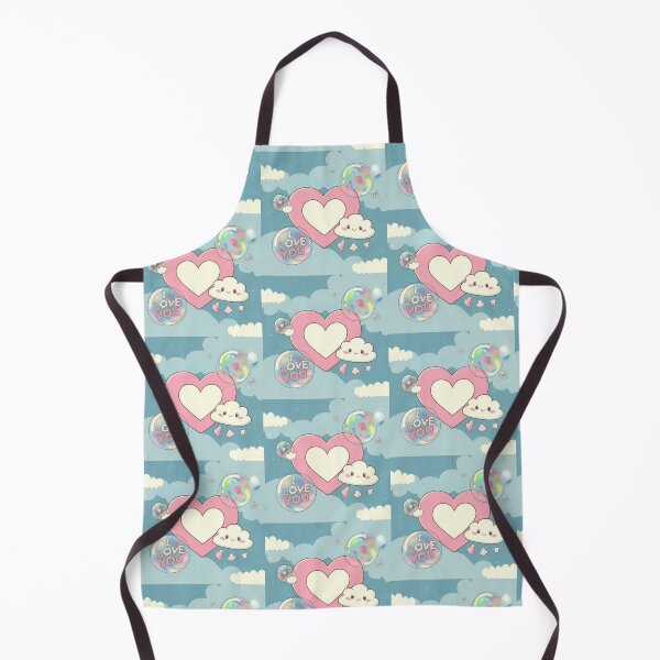 Item preview, I love You Kawaii Wallpaper Design Cute Background designed and sold by ART ATTACK ZONE.
