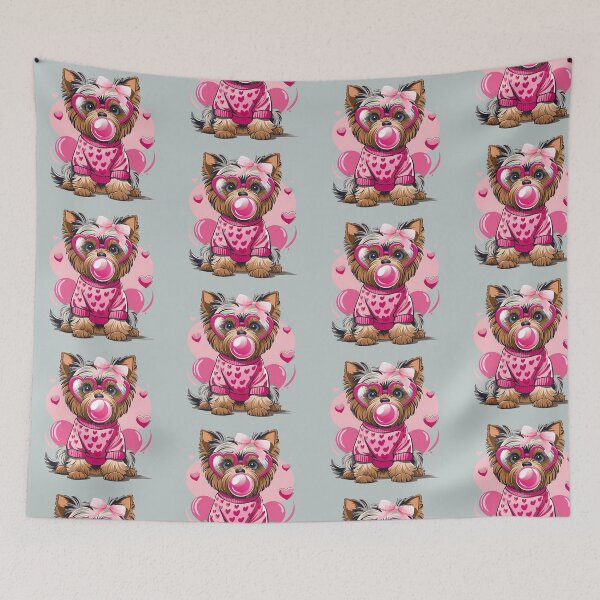 Item preview, Cute Dog Blowing Bubblegum designed and sold by CookieandShadow.