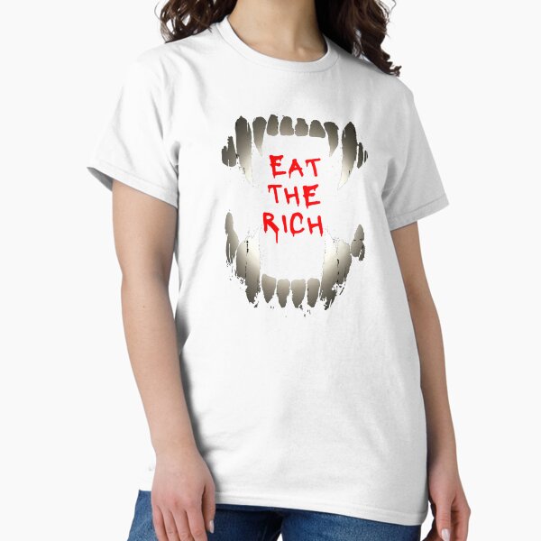 Item preview, Iss die Reichen mit wilden Reißzähnen beißen Antifaschist, politisch, Luigi, links designed and sold by ColorfulMouse.