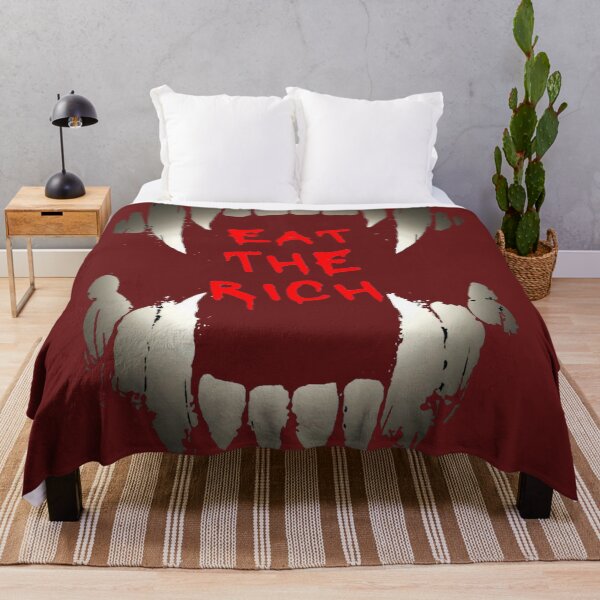 Item preview, Eat the rich with wild fangs bite Antifacist, political, Luigi, leftist designed and sold by ColorfulMouse.