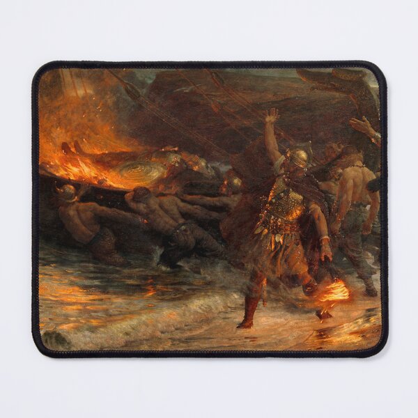 Item preview, Funeral of a Viking - Frank Dicksee designed and sold by forgottenbeauty.