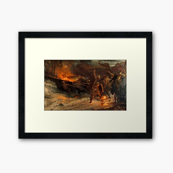 Item preview, Funeral of a Viking - Frank Dicksee designed and sold by forgottenbeauty.