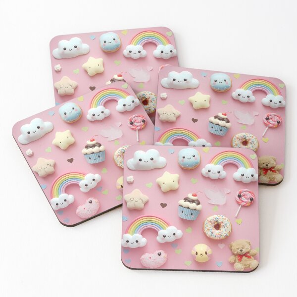 Item preview, 3D Art Themed Kawaii Wallpaper Design Cute Background designed and sold by ART ATTACK ZONE.