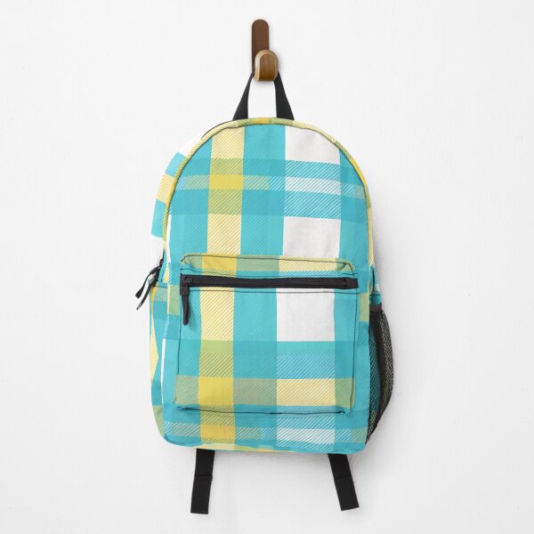 Aperçu de l'œuvre Yellow and Blue Plaid Pattern - Classic and Vibrant Design créée et vendue par FluidForms.