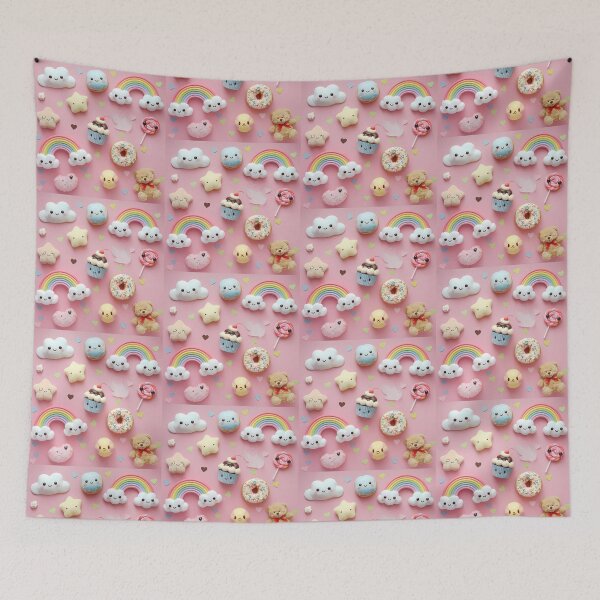 Item preview, 3D Art Themed Kawaii Wallpaper Design Cute Background designed and sold by ART ATTACK ZONE.