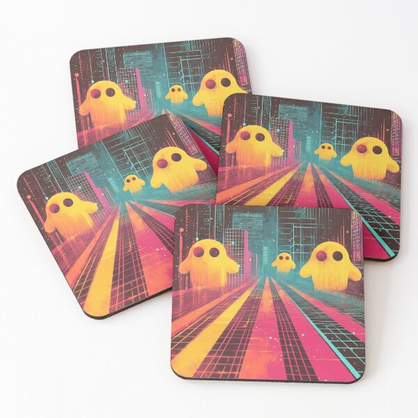 Item preview, Neon Ghosts: A Cyberpunk Dreamscape designed and sold by plam50.