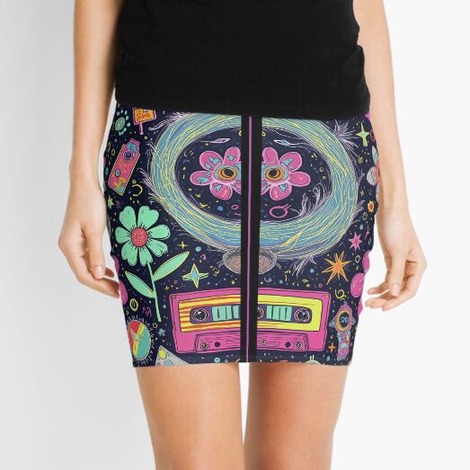 Item preview, Retro Revival: Flower Power Meets 80s Vibes designed and sold by AmuraLumina.
