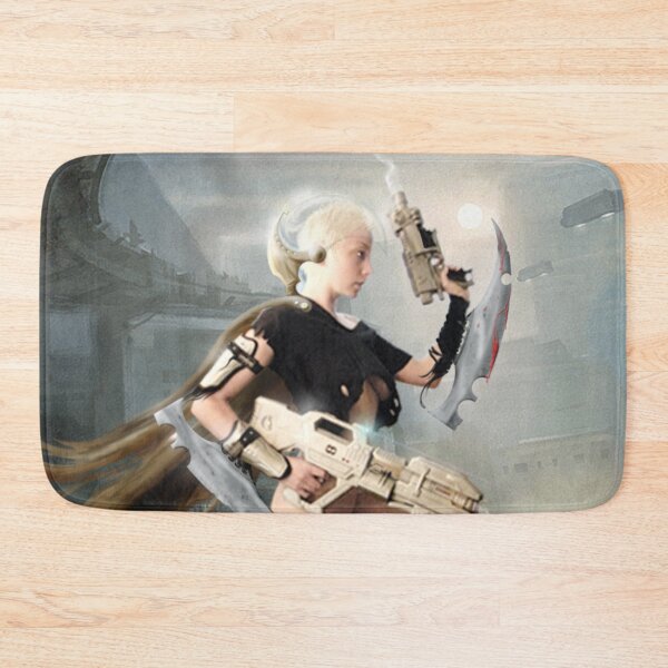 Item preview, Starkiller space pirate warrior woman science fiction art  designed and sold by GreyForest.