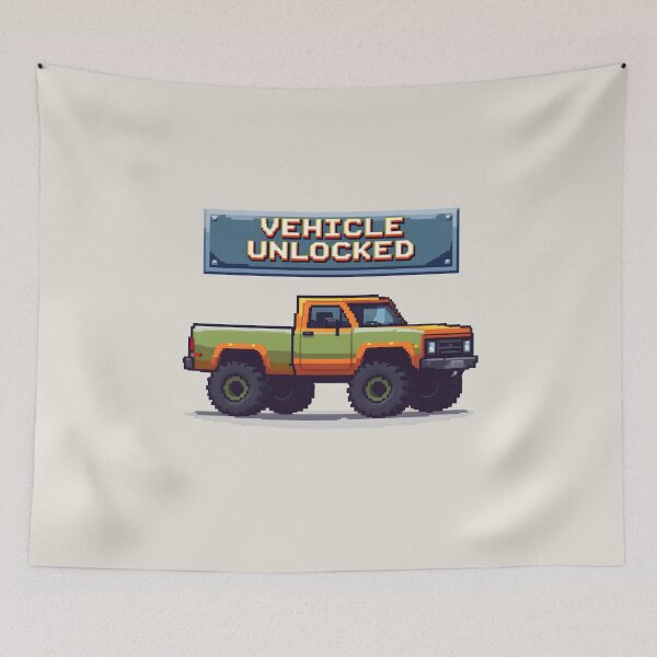 Item preview, Camión todoterreno desbloqueado con Pixel Vehicle designed and sold by Jollys-ArtShop.