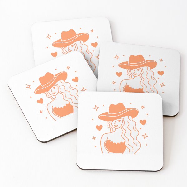 Artikelvorschau, Retro Cowgirl Hat Design – In Music We Trust entworfen und verkauft von Timegraf.