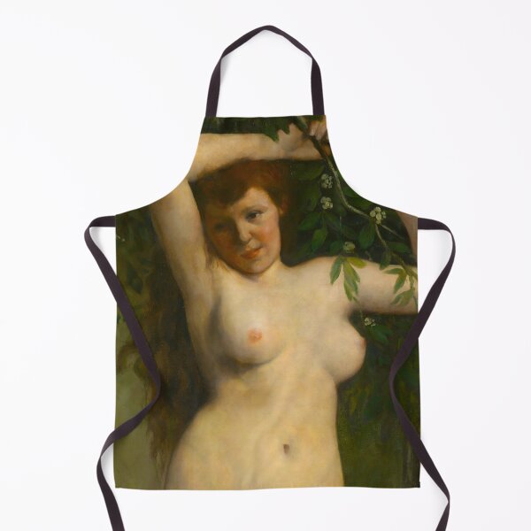 Item preview, Nude with Flowering Branch: A Masterpiece by Gustave Courbet, 1863 - French Realism designed and sold by HistoryOnWalls.
