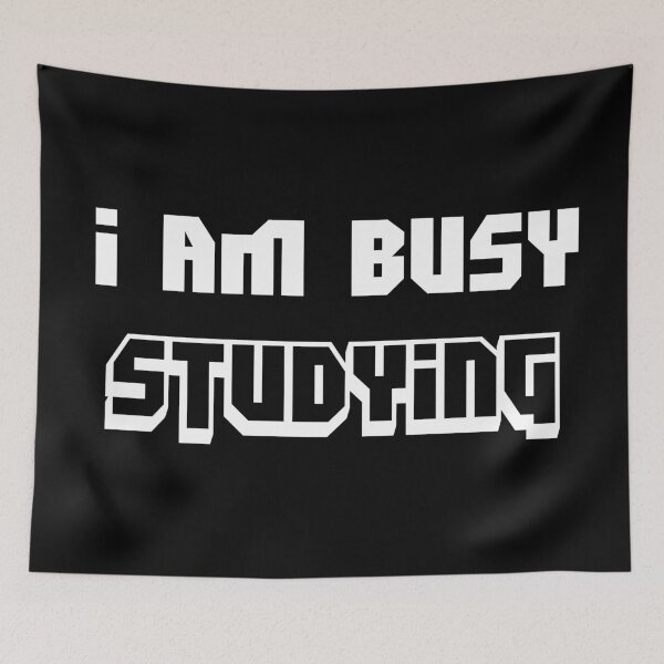 Item preview, I Am Busy Studying designed and sold by BagCreations.