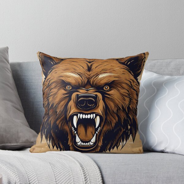 Item preview, Ferocious Bear with Intense Expression   designed and sold by Braodai.