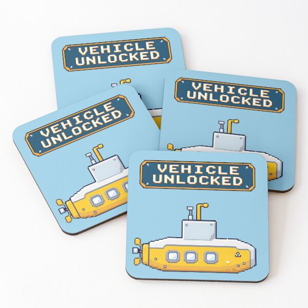Item preview, Pixel Vehicle Unlocked Submarine designed and sold by Jollys-ArtShop.
