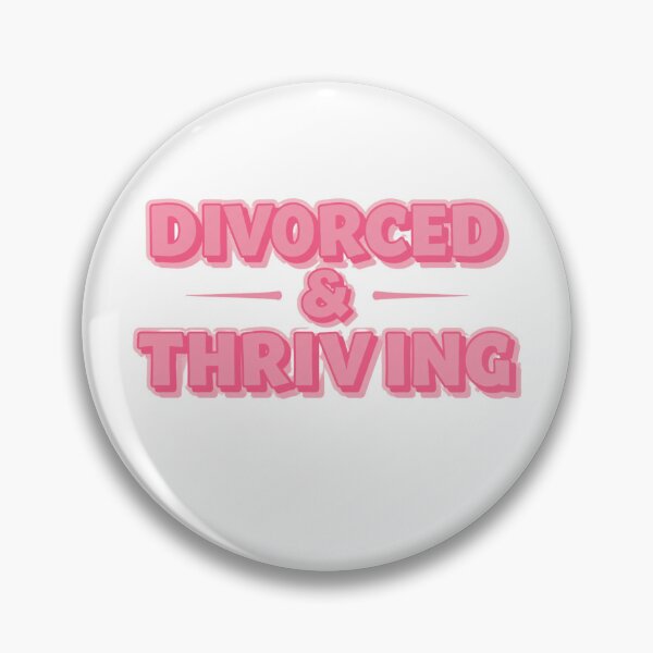 Item preview, DIVORCED AND THRIVING - PINK designed and sold by FitEnvy.