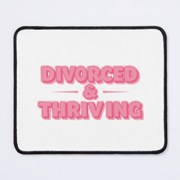 Item preview, DIVORCED AND THRIVING - PINK designed and sold by FitEnvy.