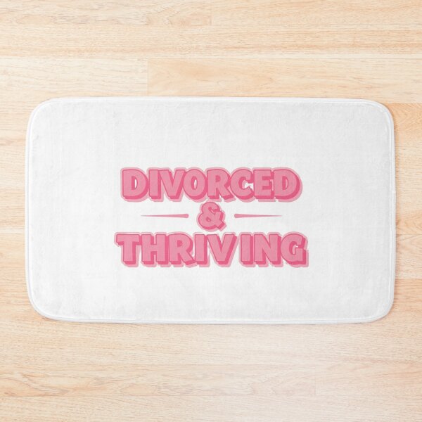 Item preview, DIVORCED AND THRIVING - PINK designed and sold by FitEnvy.