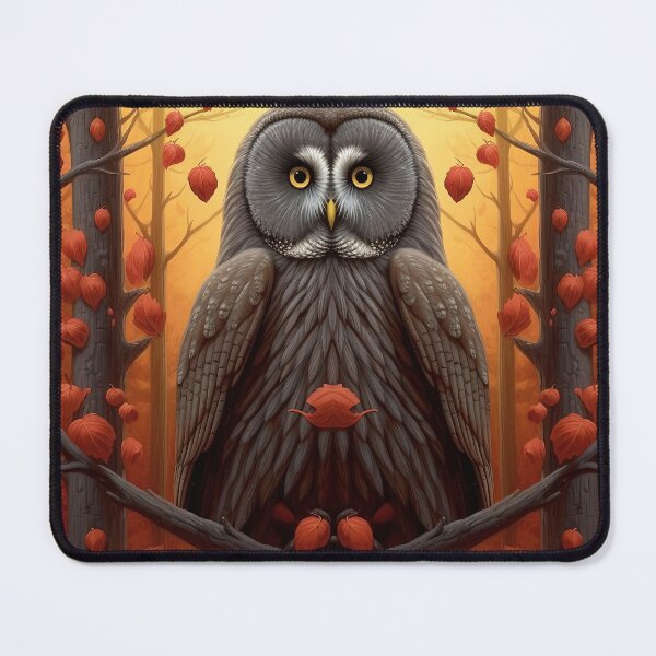 Item preview, Autumn Great Gray designed and sold by snowyowls.