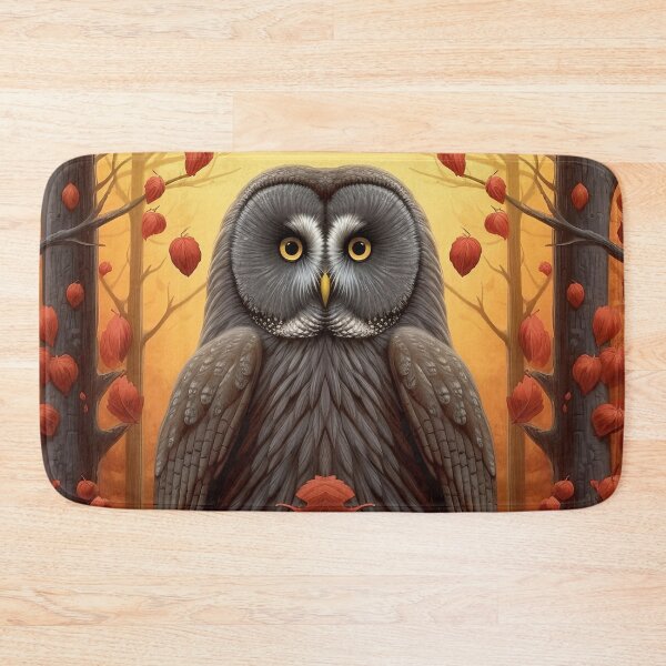 Item preview, Autumn Great Gray designed and sold by snowyowls.