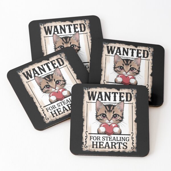 Item preview, Cat Wanted Poster designed and sold by Crazy Before Cats.