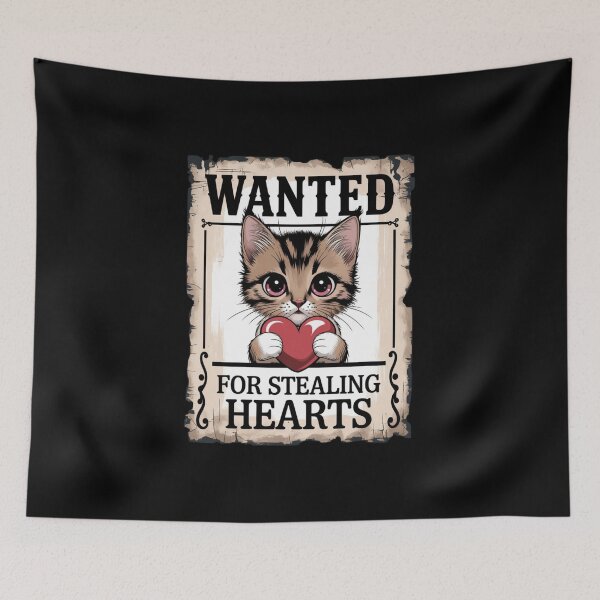 Item preview, Cat Wanted Poster designed and sold by Crazy Before Cats.