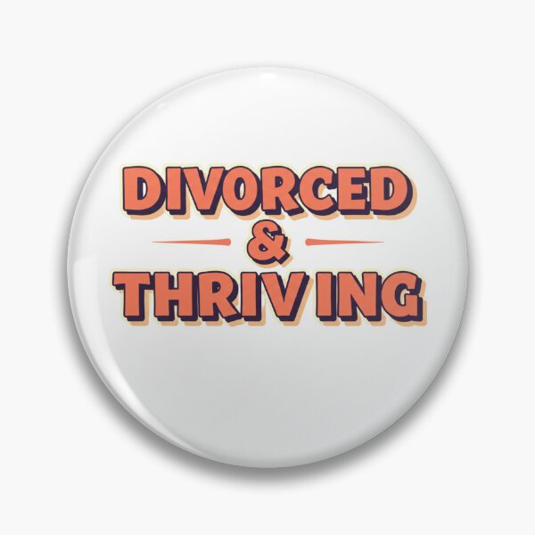Item preview, DIVORCED AND THRIVING - ORANGE designed and sold by FitEnvy.