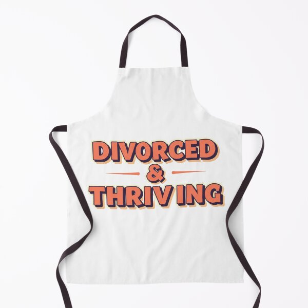 Item preview, DIVORCED AND THRIVING - ORANGE designed and sold by FitEnvy.