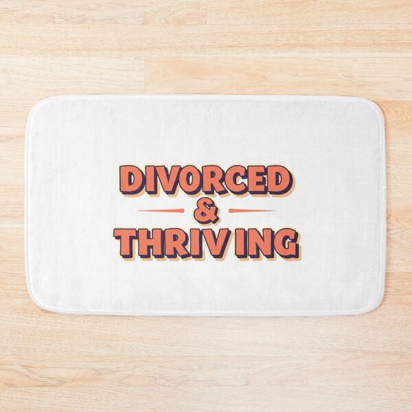 Item preview, DIVORCED AND THRIVING - ORANGE designed and sold by FitEnvy.