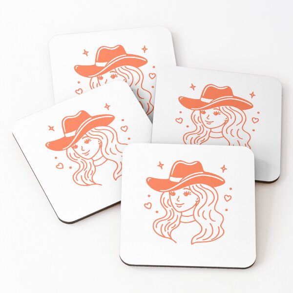 Item preview, Retro Cowgirl Hat Design – In Music We Trust designed and sold by Timegraf.