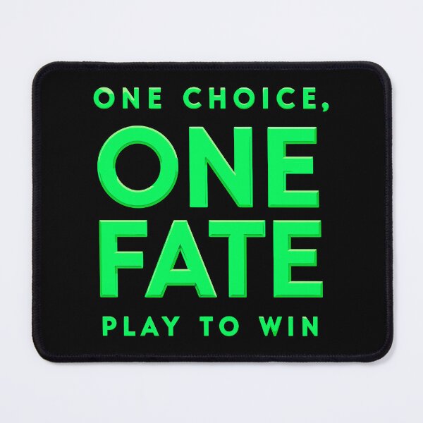 Item preview, One Choice, One Fate - Motivational Gaming designed and sold by Taans-Creation.