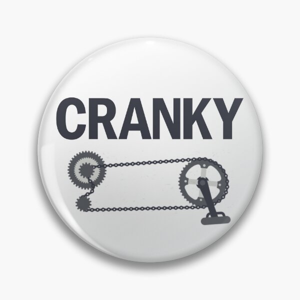 Item preview, Cranky Bicycle Rider Bicyclist Cyclist Bicycling Cranky Gear designed and sold by DynamicDesign.