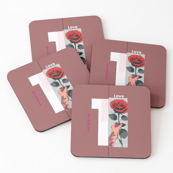 Item preview, Rose Flower with Love always Lucky number 1 designed and sold by TOSAI.