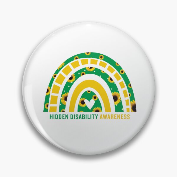 Item preview, Awareness Rainbow - Hidden Disabilities designed and sold by Mouse Ears & Broomsticks on Redbubble.