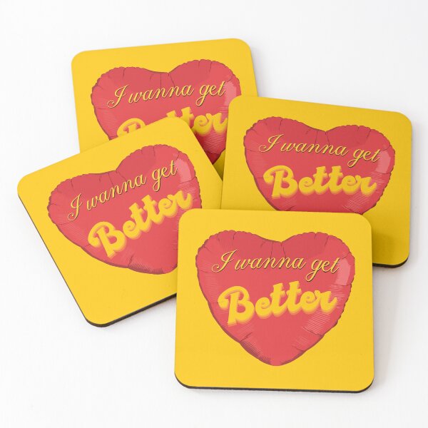 Item preview, "I Wanna Get Better" - Bleachers balloon designed and sold by Olivia Powell Designs.