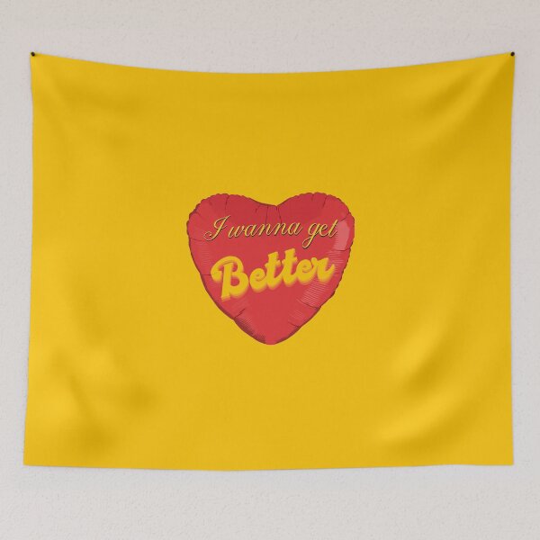 Item preview, "I Wanna Get Better" - Bleachers balloon designed and sold by Olivia Powell Designs.