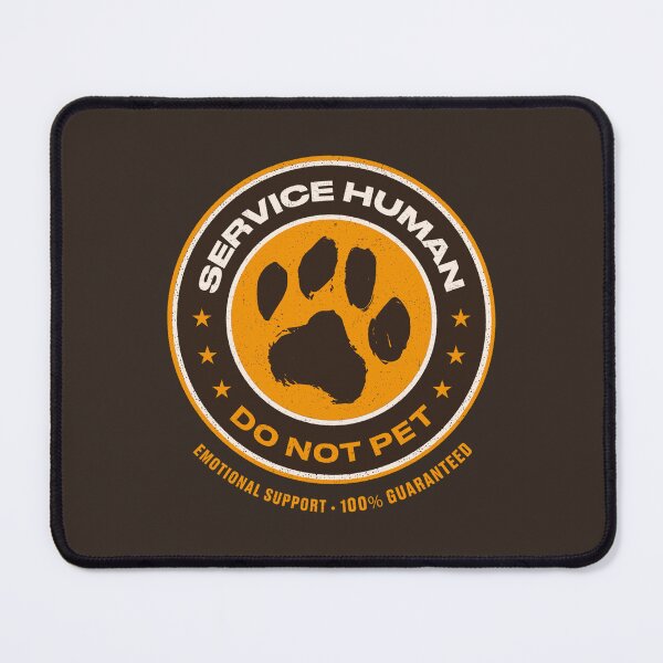 Item preview, Service Human Do Not Pet by Tobe Fonseca designed and sold by Tobe Fonseca®.