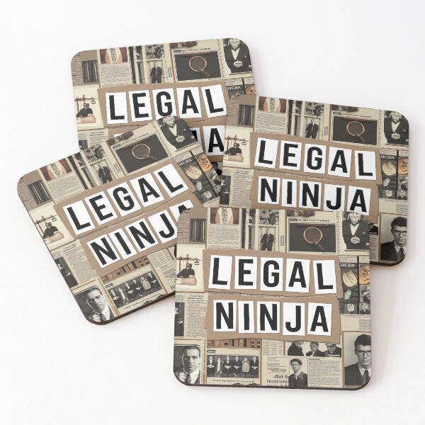 Item preview, Legal Ninja Vintage Law Nerd Gift Law Student / Lecturer Gift designed and sold by Back2Collage.