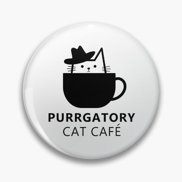 Item preview, Purrgatory Cat Cafe w/ hat side designed and sold by purgatorycatcafe.