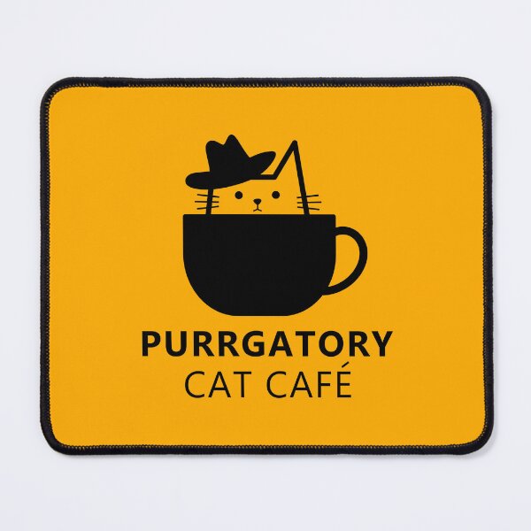 Item preview, Purrgatory Cat Cafe w/ hat side designed and sold by purgatorycatcafe.