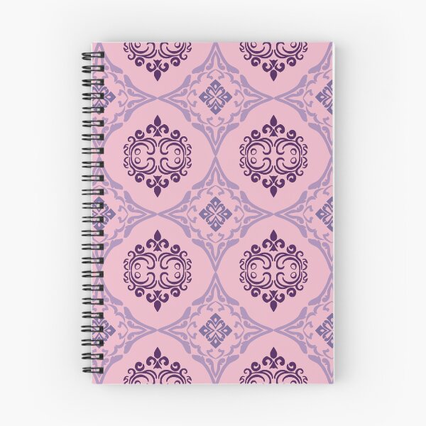 Item preview, Ikat vintage two-tone purple Baroque Pattern designed and sold by RIYA SIRI.