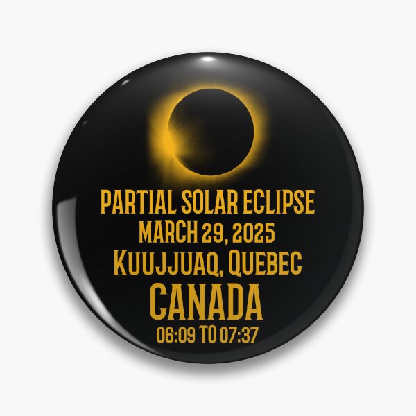Artikelvorschau, Partielle Sonnenfinsternis 29. März 2025 Kanada entworfen und verkauft von 87-Aesthetics.