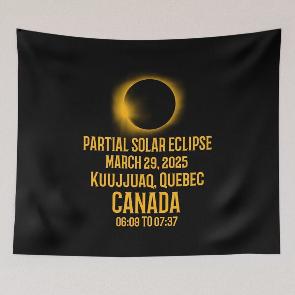 Item preview, Partial Solar Eclipse 29 March 2025 Canada designed and sold by 87-Aesthetics.