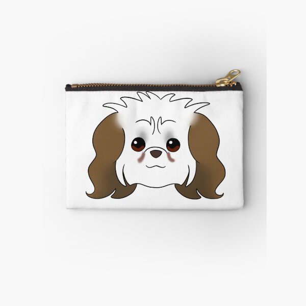Item preview, White Shih Tzu Brown Ears Tear Stains designed and sold by OliRoseArt.