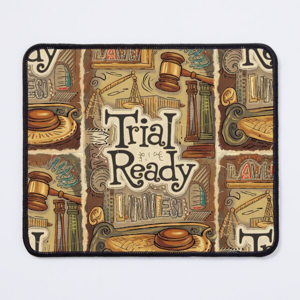 Item preview, Trial Ready Vintage Law Nerd Gift Law Student / Lecturer Gift designed and sold by Back2Collage.