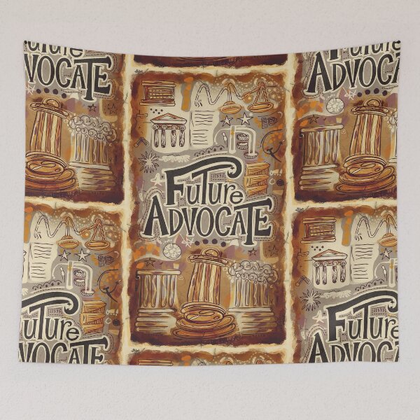 Item preview, Future Advocate Vintage Law Nerd Gift Law Student / Lecturer Gift designed and sold by Back2Collage.