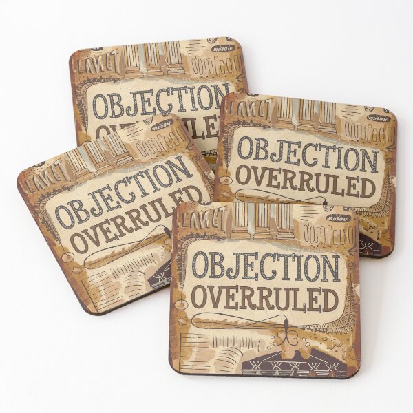 Item preview, Objection Overruled Vintage Law Nerd Gift Law Student / Lecturer Gift designed and sold by Back2Collage.